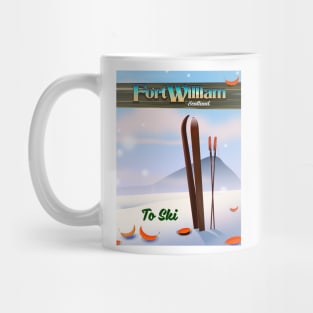 Fort William Scotland To Ski Mug